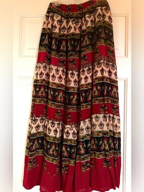Ethnic tiered Maxiskirt